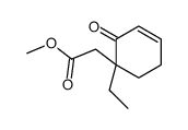 methyl 2-(1-ethyl-2-oxocyclohex-3-en-1-yl)acetate结构式