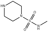 1-Piperazinesulfonamide, N-methyl-结构式