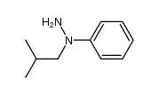 N-isobutyl-N-phenyl-hydrazine结构式
