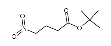 4-nitrobutanoic acid t-butyl ester Structure