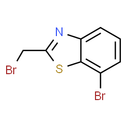 7-BROMO-2-(BROMOMETHYL)BENZOTHIAZOLE structure
