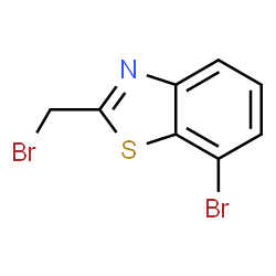 7-BROMO-2-(BROMOMETHYL)BENZOTHIAZOLE Structure