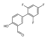 2-hydroxy-5-(2,4,6-trifluorophenyl)benzaldehyde Structure