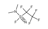 S-(Dimethylamino)-S-(perfluorethyl)thiazylfluorid结构式