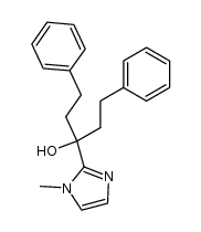 3-(1-methyl-1H-imidazol-2-yl)-1,5-diphenylpentan-3-ol Structure