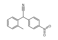 2-(2-methylphenyl)-2-(4-nitrophenyl)acetonitrile结构式