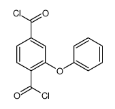 2-phenoxybenzene-1,4-dicarbonyl chloride结构式