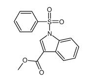 METHYL 1-(PHENYLSULFONYL)-1H-INDOLE-3-CARBOXYLATE Structure