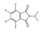 4,5,6,7-tetrafluoro-2-propan-2-ylisoindole-1,3-dione结构式