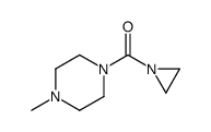 Piperazine, 1-(1-aziridinylcarbonyl)-4-methyl- (9CI) structure