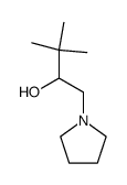 1-pyrrolidino-3,3-dimethyl-2-butanol结构式