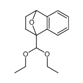 1-Diethoxymethyl-1,4-epoxy-1,2,3,4-tetrahydronaphthalin结构式