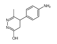 4-(4-aminophenyl)-3-methyl-4,5-dihydro-1H-pyridazin-6-one结构式