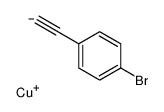 1-bromo-4-ethynylbenzene,copper(1+)结构式