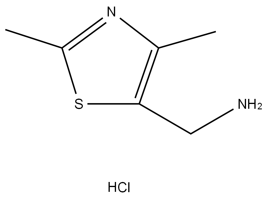 [(2,4-dimethyl-1,3-thiazol-5-yl)methyl]amine dihydrochloride结构式