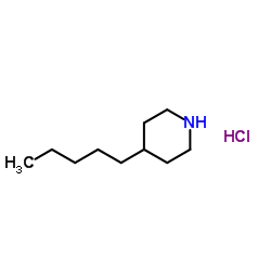 4-Pentylpiperidine hydrochloride (1:1)结构式