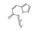 furan-2-acrylic acid azide Structure