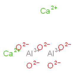 tetraaluminium calcium heptaoxide structure