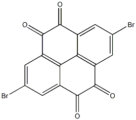 2,7-dibromopyrene-4,5,9,10-tetraone结构式