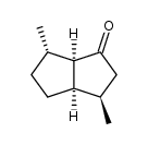 (1R,4R,5R,8S)-4,8-dimethylbicyclo[3.3.0]octan-2-one Structure