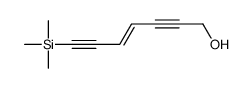 7-trimethylsilylhept-4-en-2,6-diyn-1-ol Structure