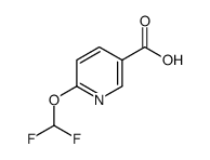 6-(Difluoromethoxy)nicotinic acid Structure