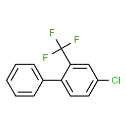 4-Chloro-2-(trifluoromethyl)-4-chloro-2-(trifluoromethyl)-1,1'-biphenyl Structure