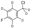 4-Fluorobenzyl chloride-d6结构式