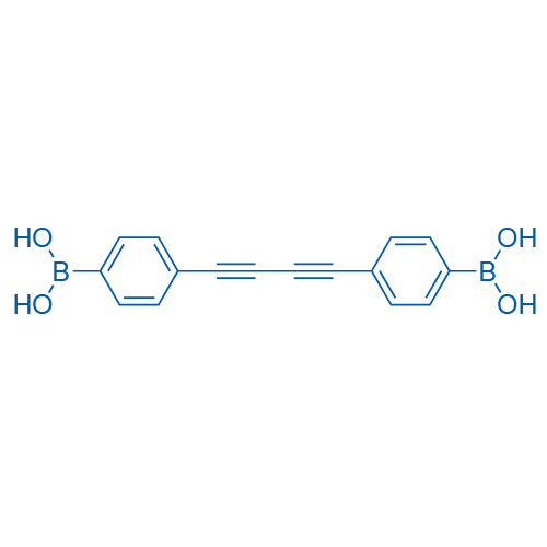 (Buta-1,3-diyne-1,4-diylbis(4,1-phenylene))diboronicacid structure