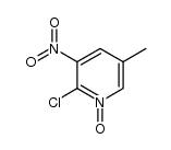 2-chloro-5-methyl-3-nitropyridine-1-oxide结构式