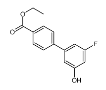 ethyl 4-(3-fluoro-5-hydroxyphenyl)benzoate结构式