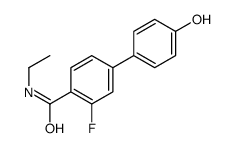 N-ETHYL-3-FLUORO-4'-HYDROXY-[1,1'-BIPHENYL]-4-CARBOXAMIDE structure