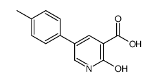 5-(4-methylphenyl)-2-oxo-1H-pyridine-3-carboxylic acid Structure