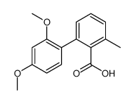 2-(2,4-dimethoxyphenyl)-6-methylbenzoic acid结构式