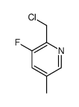 2-(chloromethyl)-3-fluoro-5-methylpyridine Structure