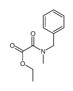 ethyl N-benzyl-N-methyloxamate结构式