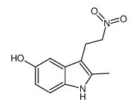 2-methyl-3-(2-nitroethyl)-1H-indol-5-ol Structure