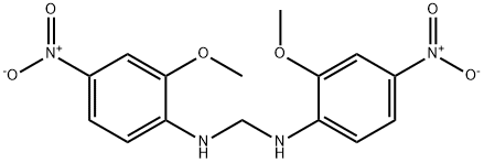 n,n'-methylenebis(2-methoxy-4-nitroaniline) Structure