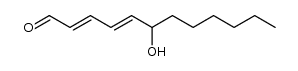 6-Hydroxy-2E,4E-dodecadienal结构式