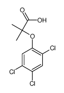 2-methyl-2-(2,4,5-trichlorophenoxy)propanoic acid结构式