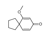 Spiro[4.5]deca-6,9-dien-8-one, 6-methoxy- (7CI,8CI) structure