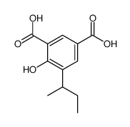 1,3-Benzenedicarboxylic acid, 4-hydroxy-5-(1-methylpropyl)-结构式