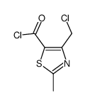 5-Thiazolecarbonyl chloride, 4-(chloromethyl)-2-methyl- (9CI) Structure