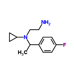 N-Cyclopropyl-N-[1-(4-fluorophenyl)ethyl]-1,2-ethanediamine Structure