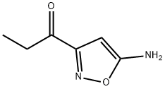 1-(5-aminoisoxazol-3-yl)propan-1-one结构式