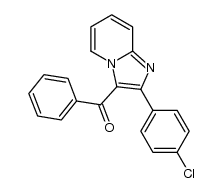 [2-(4-chlorophenyl)-imidazo[1,2-a]pyridin-3-yl]phenylmethanone Structure