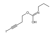 4-iodobut-3-ynyl N-propylcarbamate结构式