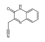 2-Quinoxalineacetonitrile,3,4-dihydro-3-oxo-(6CI,7CI,8CI,9CI) structure