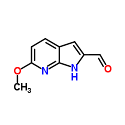 6-Methoxy-1H-pyrrolo[2,3-b]pyridine-2-carbaldehyde图片