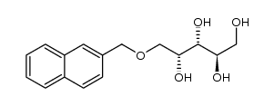 (2R,3R,4R)-5-(naphthalen-2-ylmethoxy)pentane-1,2,3,4-tetraol Structure
